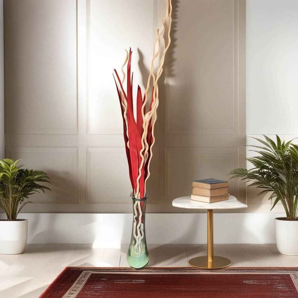 JARRÓN DECORATIVO DE CRISTAL