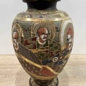 JARRÓN DE PORCELANA SATSUMA