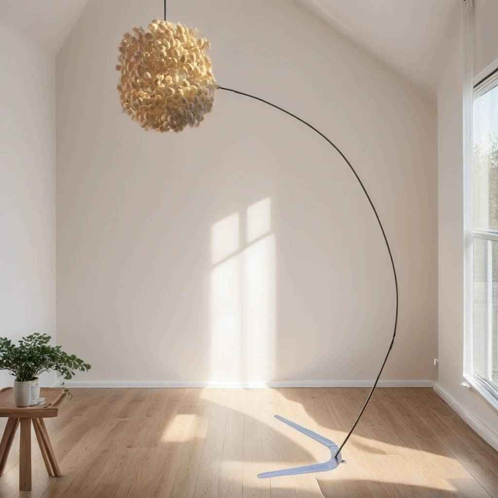 LÁMPARA DE PIE COCOON