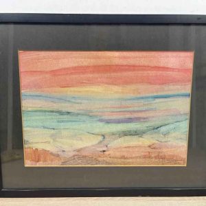 CUADRO DE PAISAJE DE ACUARELA