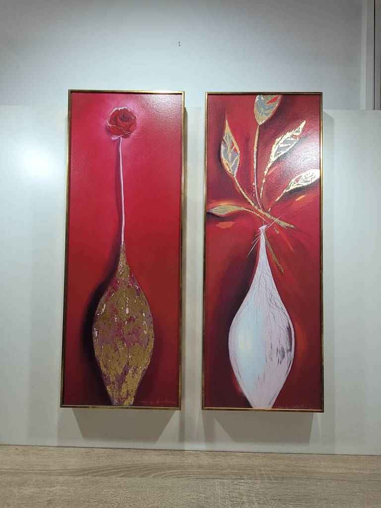 2 CUADROS DE JARRÓN