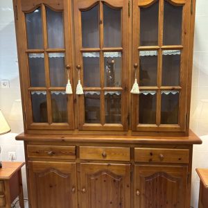 ALACENA RUSTICA DE MADERA MACIZA