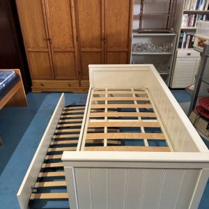 CAMA NIDO COLOR BLANCO EN MADERA