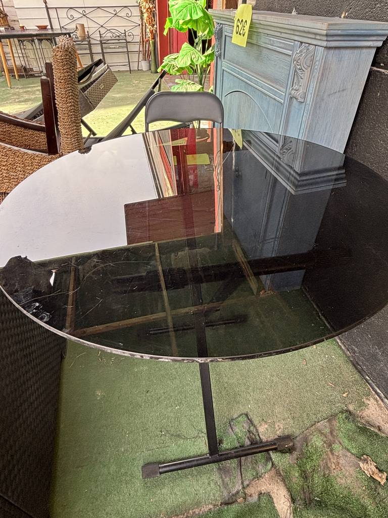 MESA CRISTAL PLEGABLE TERRAZA/JARDÍN - Imagen 3