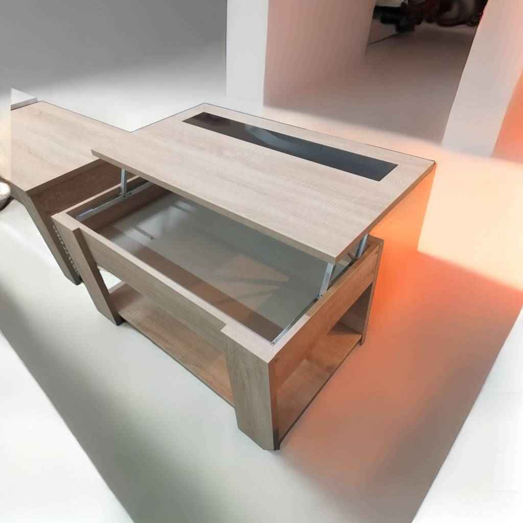MESA DE CENTRO ELEVABLE - NUEVA