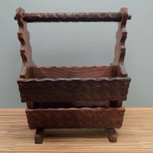 REVISTERO DE MADERA RUSTICO