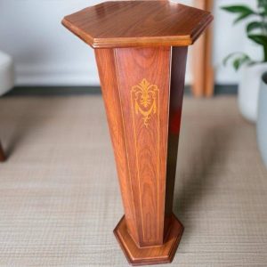 PEDESTAL O PIE DE MADERA