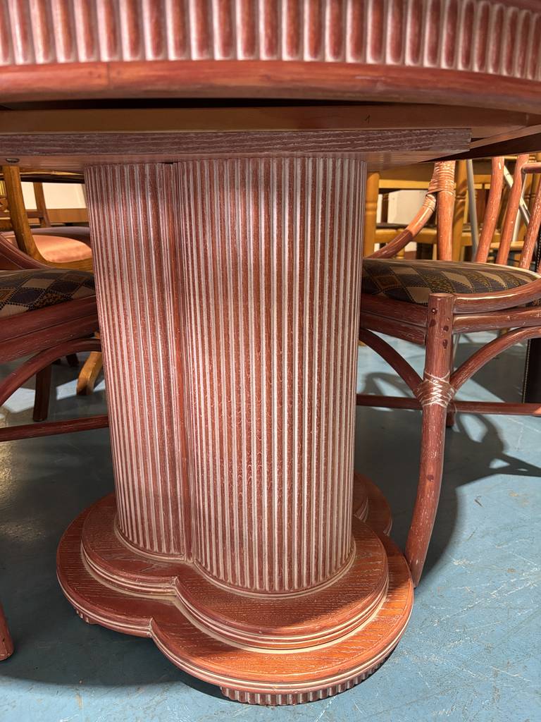 MESA DE TERRAZA EN RATAN CON CAMARERA - Imagen 4