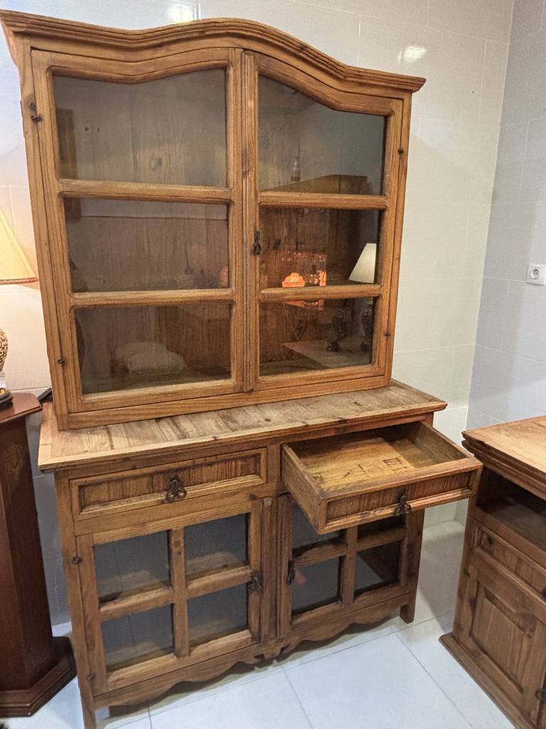 ALACENA O VITRINA RUSTICA MEXICANA - Imagen 3