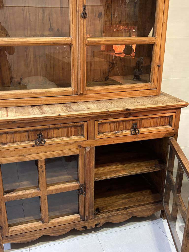 ALACENA O VITRINA RUSTICA MEXICANA - Imagen 4