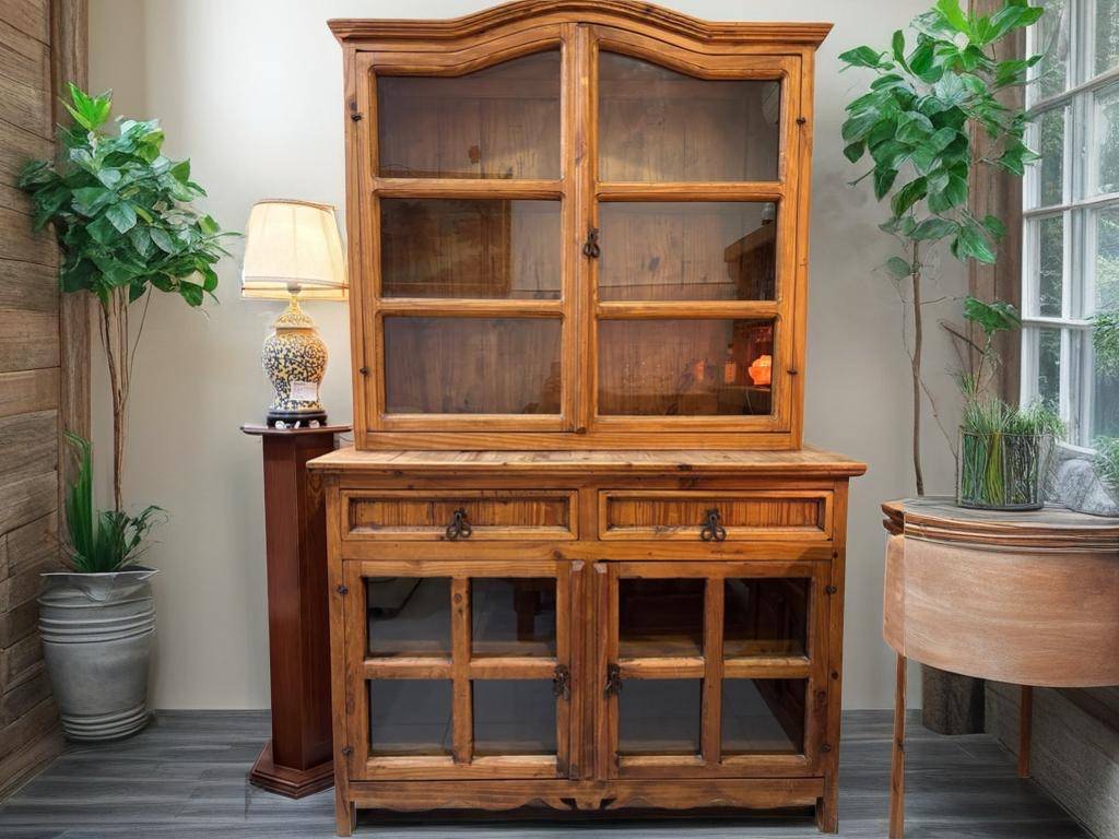 ALACENA O VITRINA RUSTICA MEXICANA