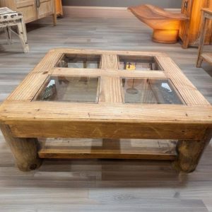 MESA DE CENTRO RUSTICO MEXICANA