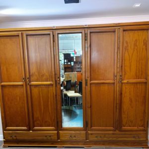 ARMARIO ROPERO GRANDE CON ESPEJO