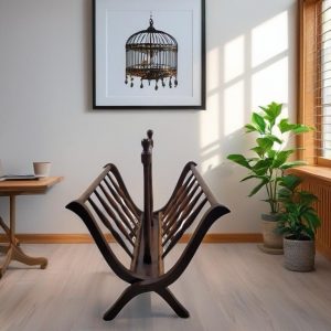 REVISTERO DE MADERA VINTAGE