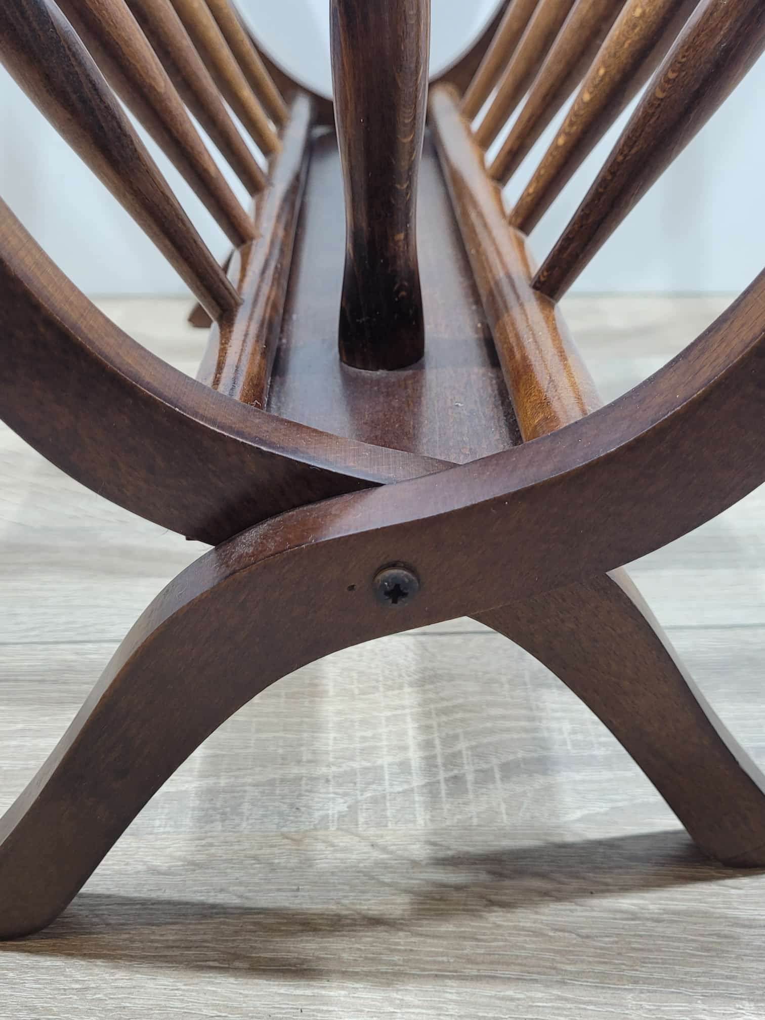 REVISTERO DE MADERA VINTAGE - Imagen 5