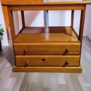 MUEBLE DE TV DE MADERA DE PINO