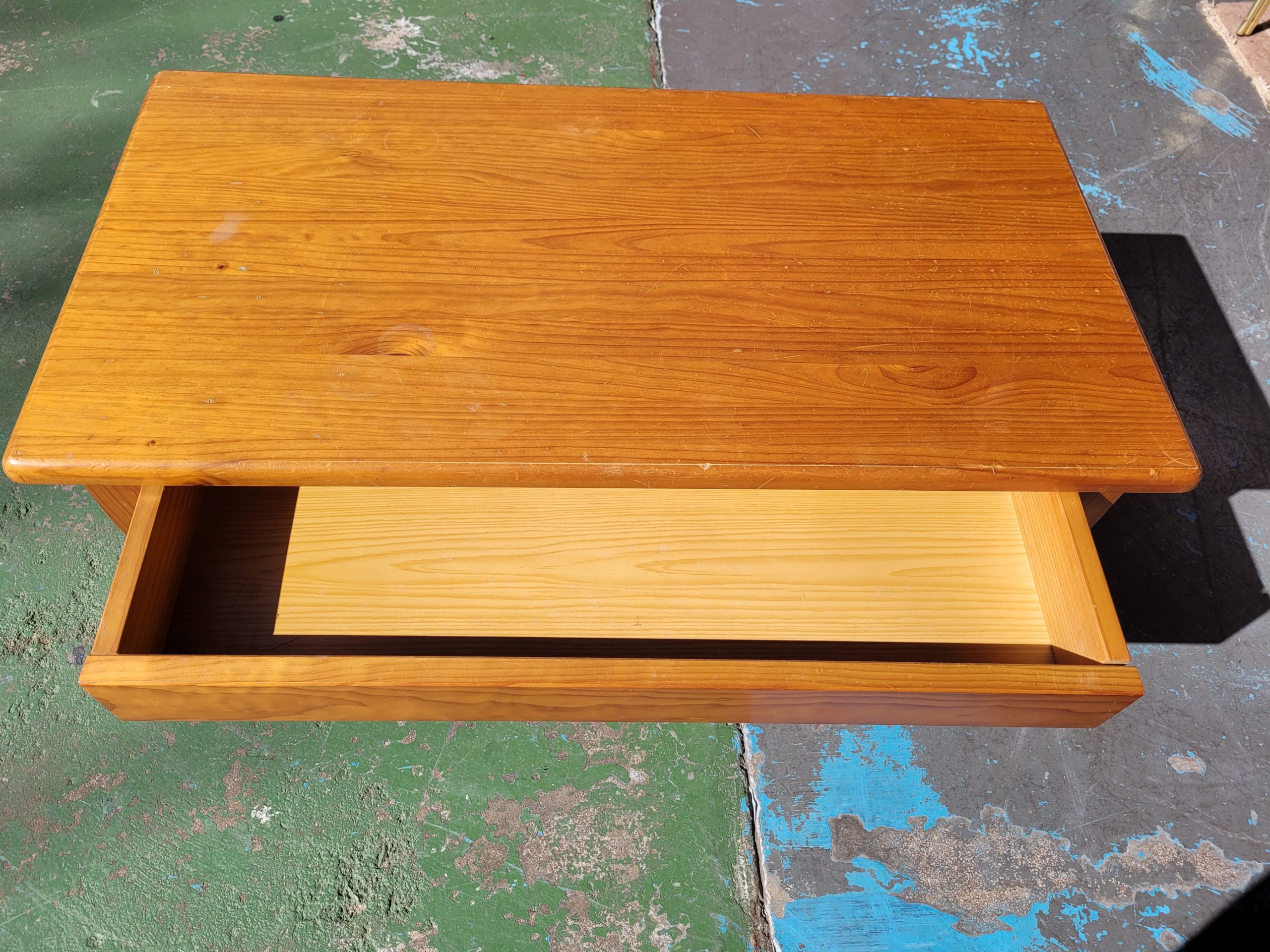 MESA DE CENTRO/AUXILIAR DE PINO - Imagen 4