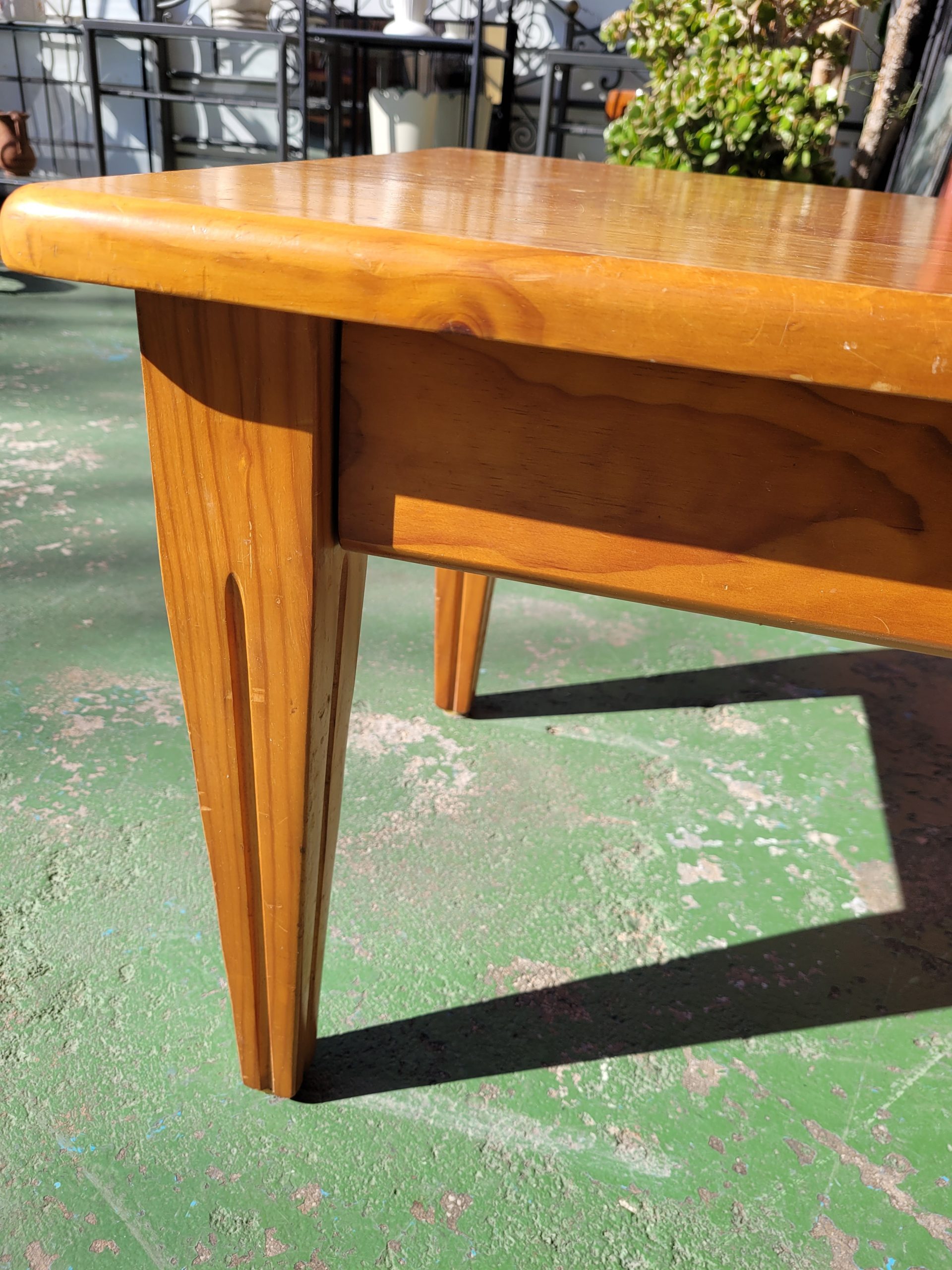 MESA DE CENTRO/AUXILIAR DE PINO - Imagen 5