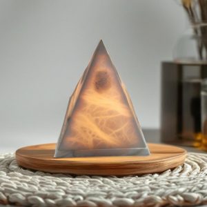 LÁMPARA DE MESA PIRAMIDE