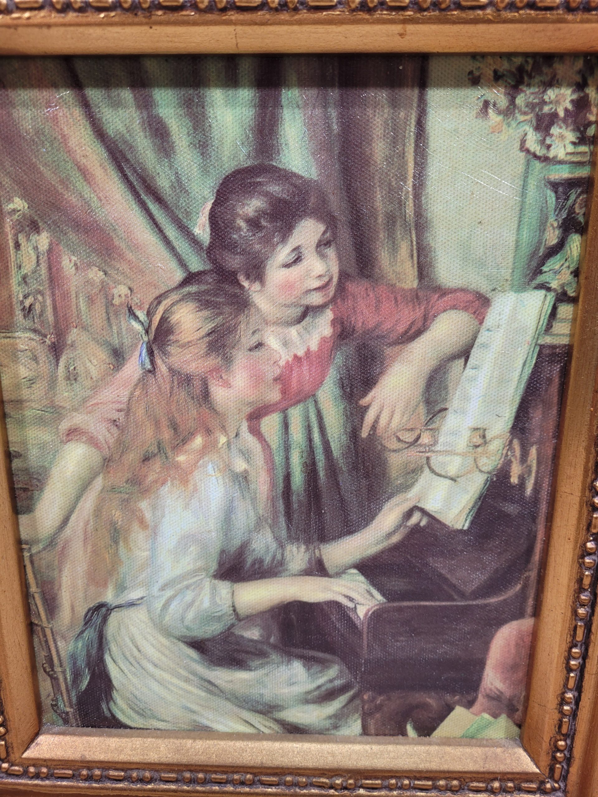 PINTURA “Muchachas al Piano” - Imagen 3