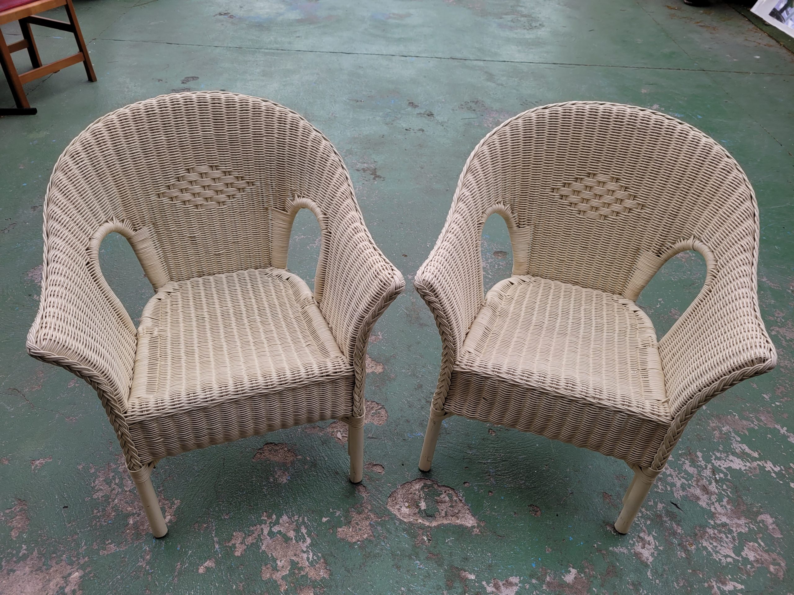 CONJUNTO DE MUEBLES MIMBRE Y RATTAN - Imagen 4