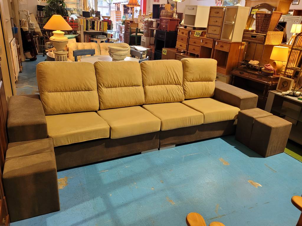 SOFA BEIGE 4 PLAZAS / 2+2 - Imagen 2