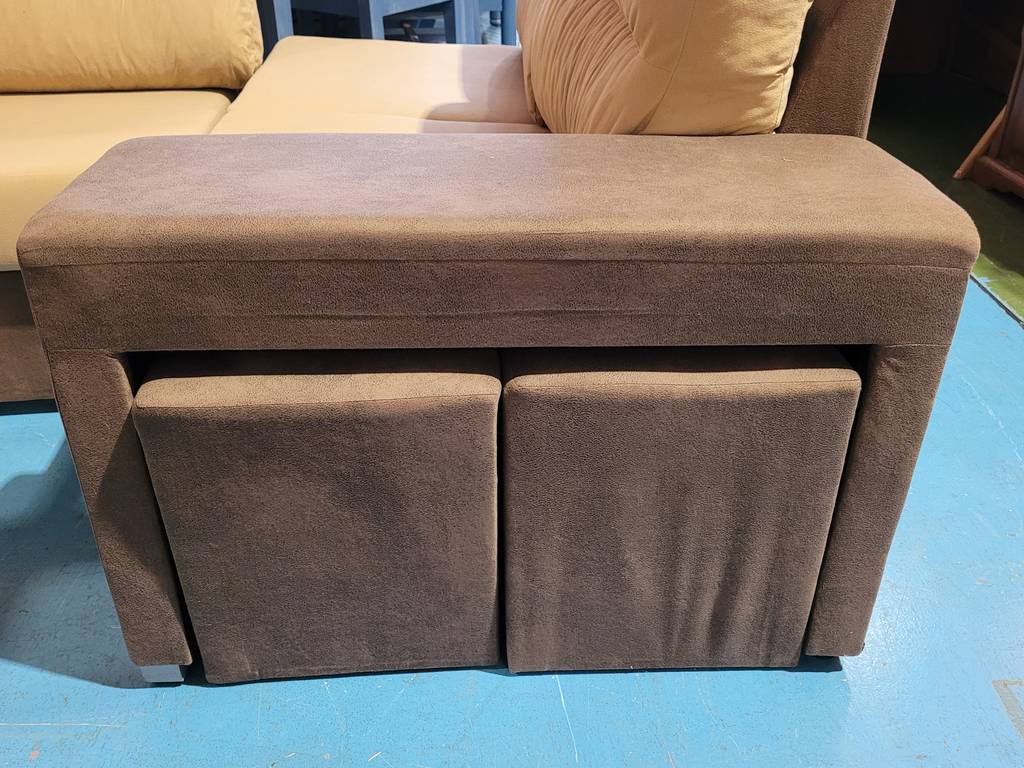 SOFA BEIGE 4 PLAZAS / 2+2 - Imagen 4