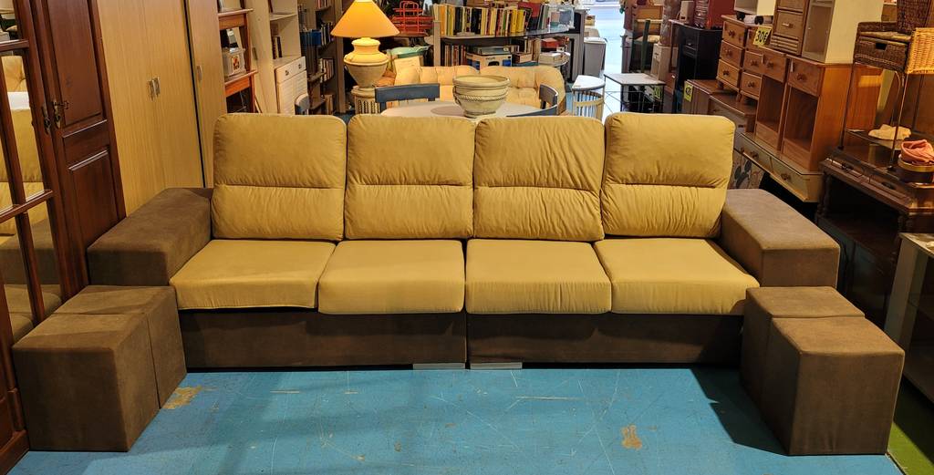 SOFA BEIGE 4 PLAZAS / 2+2 - Imagen 5
