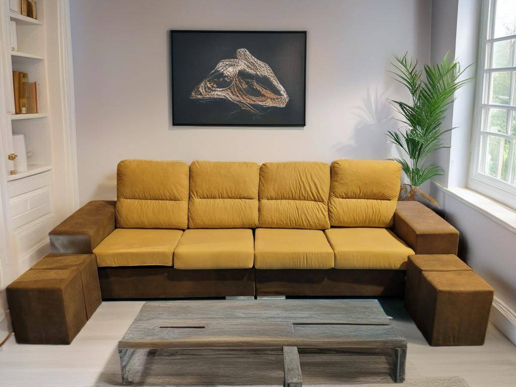 SOFA BEIGE 4 PLAZAS / 2+2