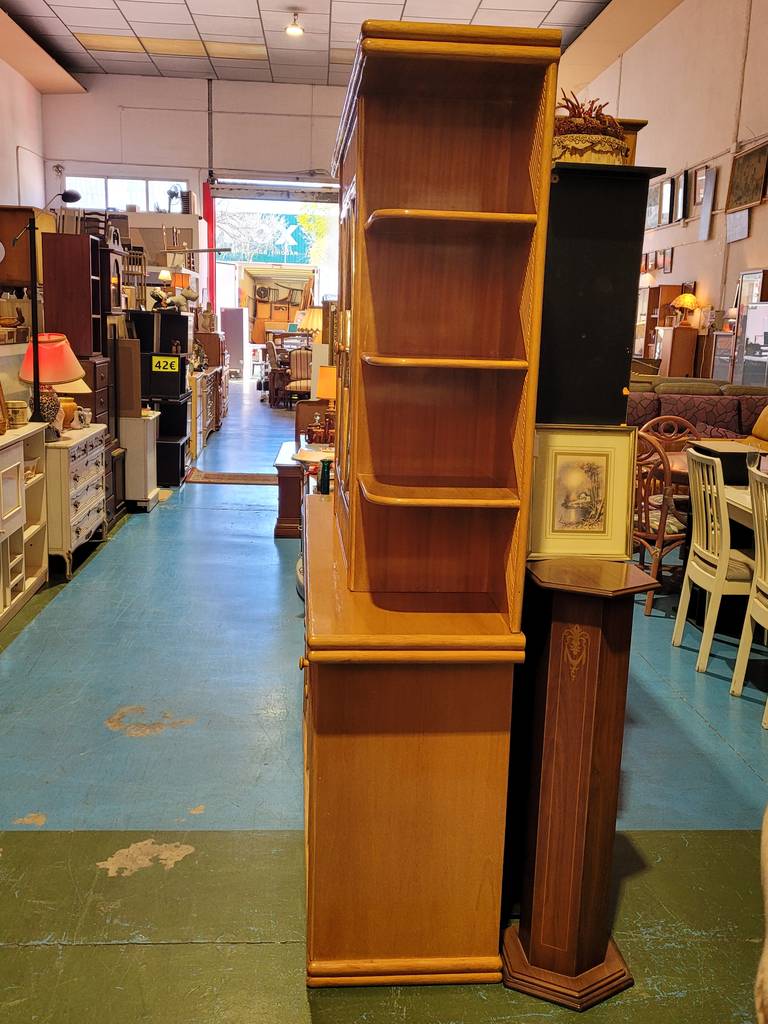 VITRINA/LIBRERIA CLASICA ARTESANAL - Imagen 2