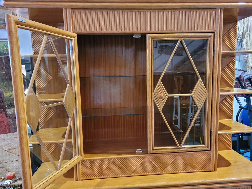 VITRINA/LIBRERIA CLASICA ARTESANAL - Imagen 3