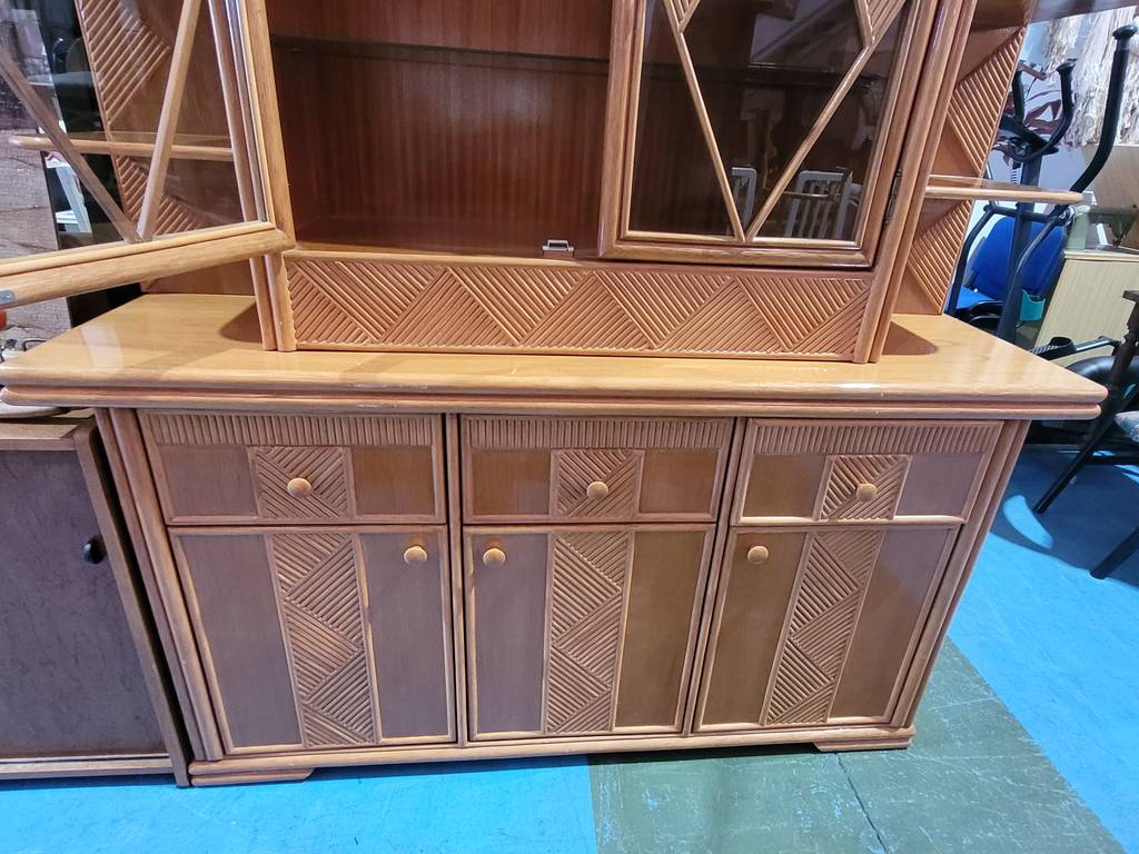 VITRINA/LIBRERIA CLASICA ARTESANAL - Imagen 4