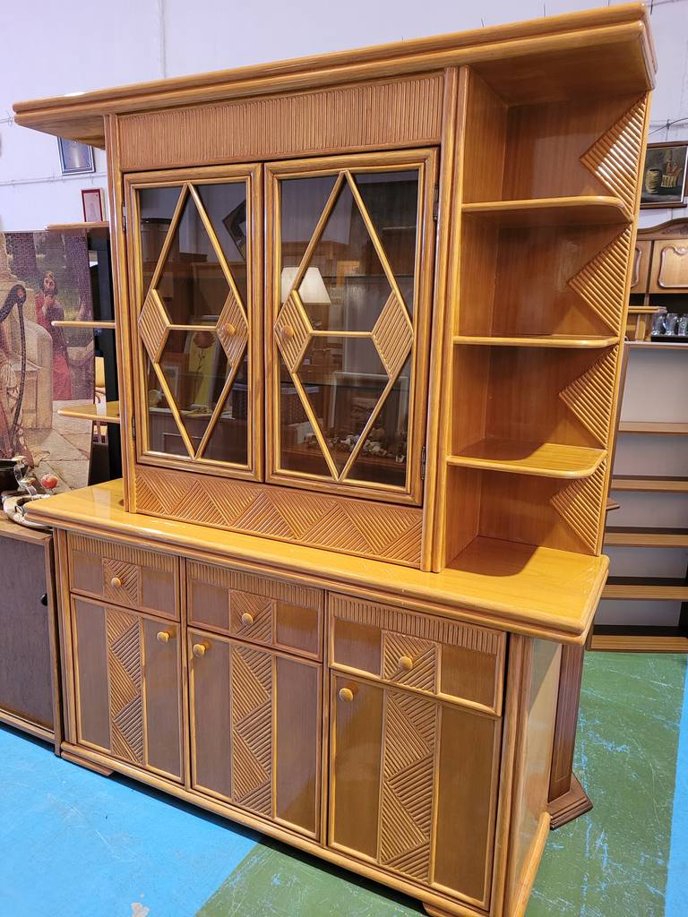 VITRINA/LIBRERIA CLASICA ARTESANAL - Imagen 5