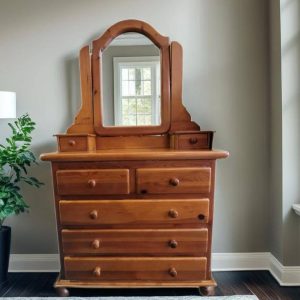 CÓMODA TOCADOR CON ESPEJO