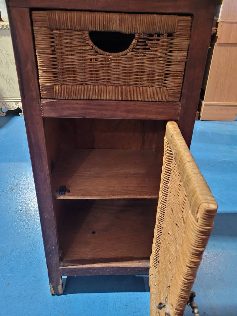 MUEBLE AUXILIAR RUSTICO TRENZADO - Imagen 2