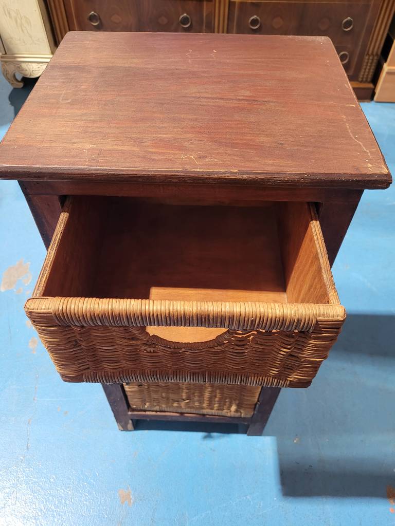 MUEBLE AUXILIAR RUSTICO TRENZADO - Imagen 6