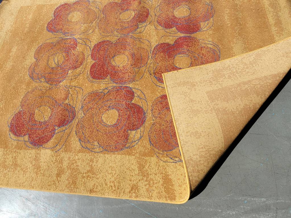 ALFOMBRA CON DISEÑO FLORAL - Imagen 4