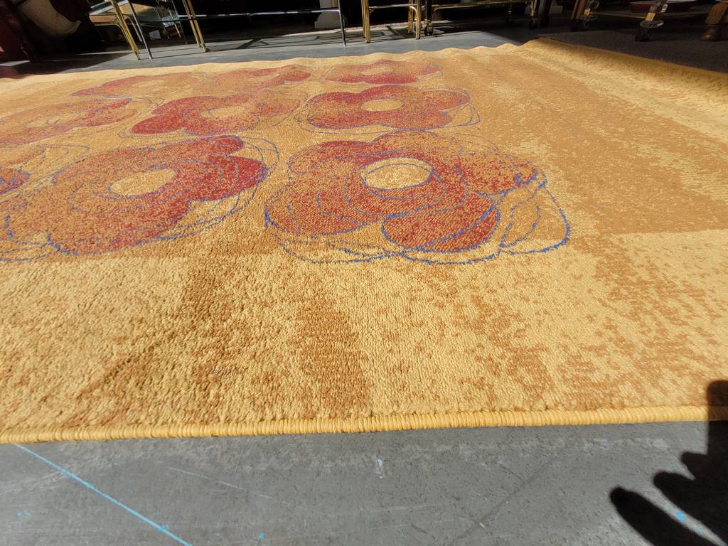 ALFOMBRA CON DISEÑO FLORAL - Imagen 5