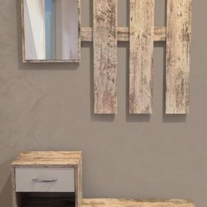 RECIBIDOR CON ESPEJO Y ZAPATERO