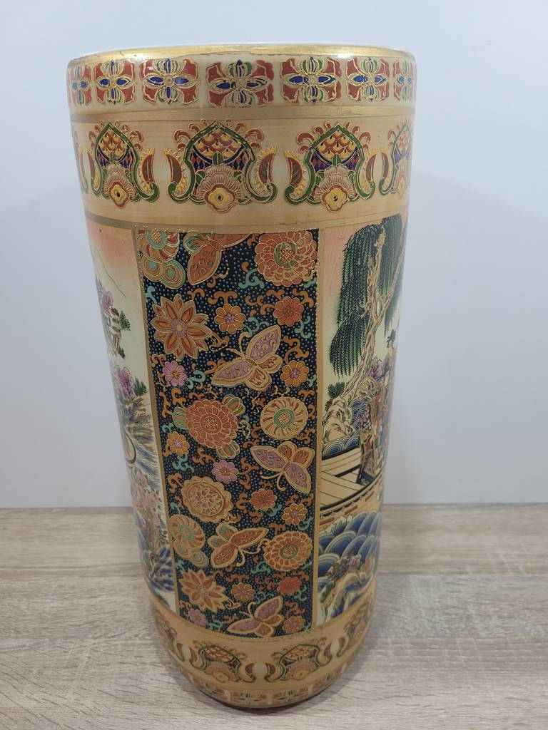 PARAGUERO DE PORCELANA ESTILO “Satsuma” - Imagen 3