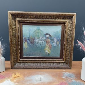 PINTURA EN ÓLEO SOBRE LIENZO / J. SOLER