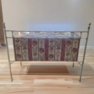 CABECERO / FORJA Y TAPIZADO FLORAL