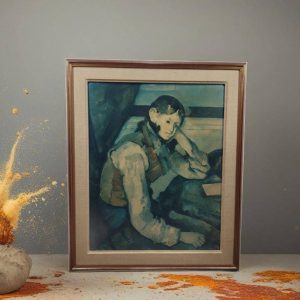 EL MUCHACHO DEL CHALECO ROJO / PINTURA