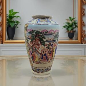JARRÓN DE PORCELANA CHINO