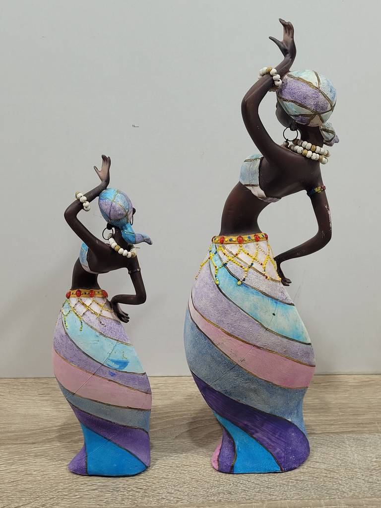 PAREJA DE ESCULTURAS AFRICANAS - Imagen 4