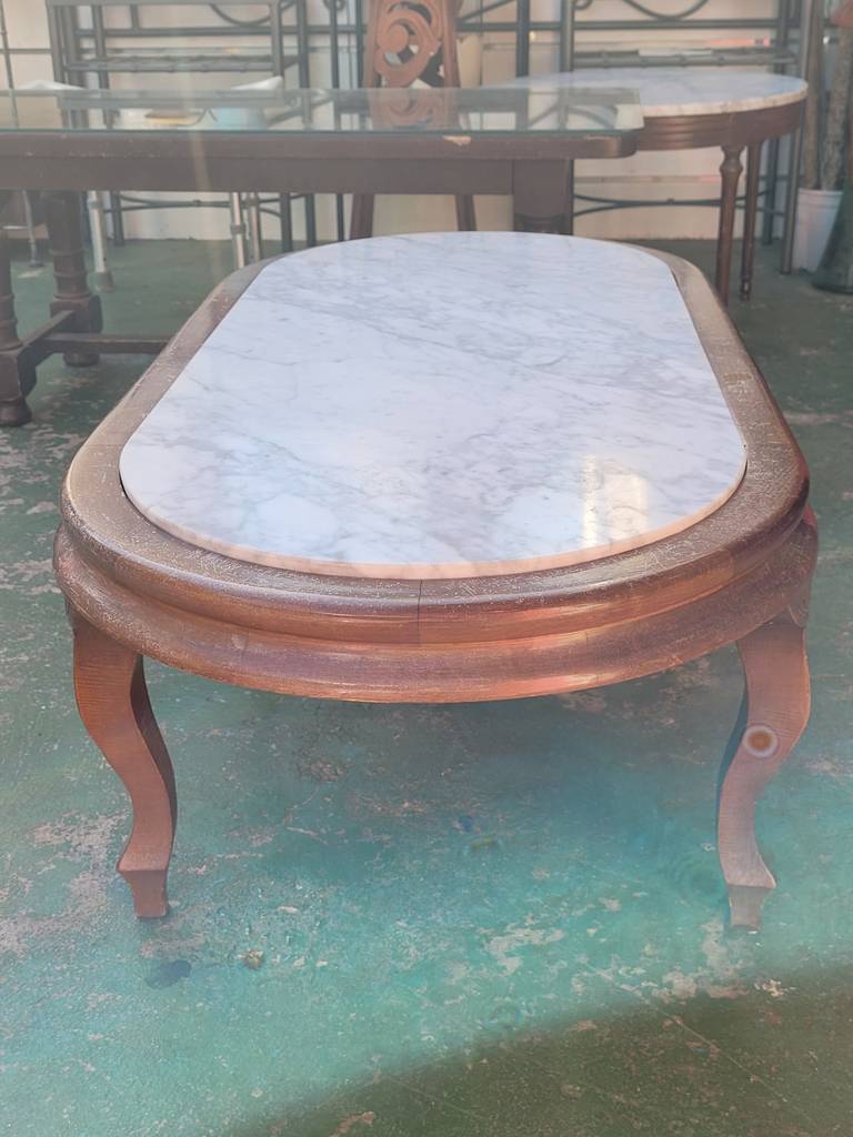 MESA DE CENTRO CON SOBRE DE MÁRMOL - Imagen 4