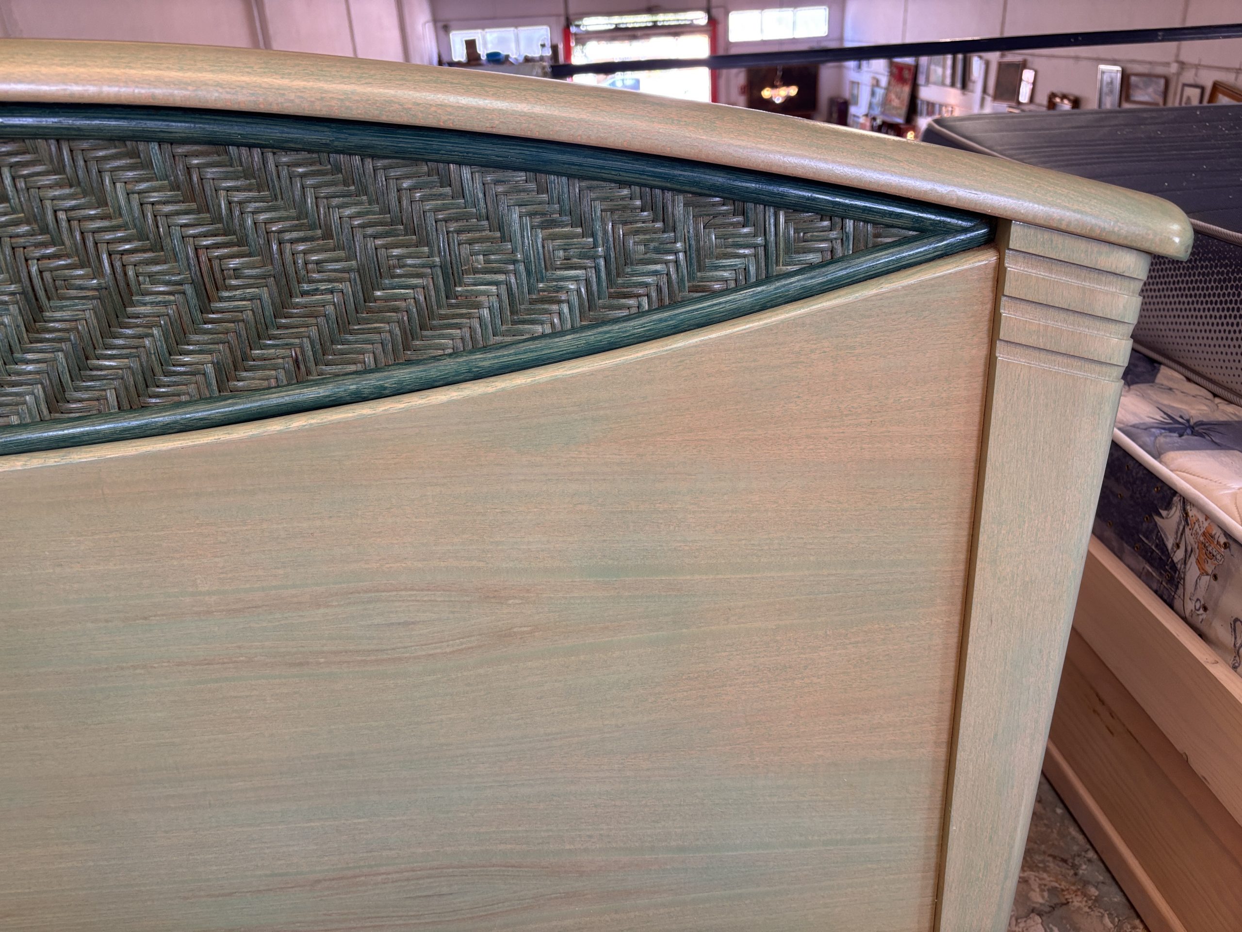CABECERO VERDE OLIVA RETRO - Imagen 3