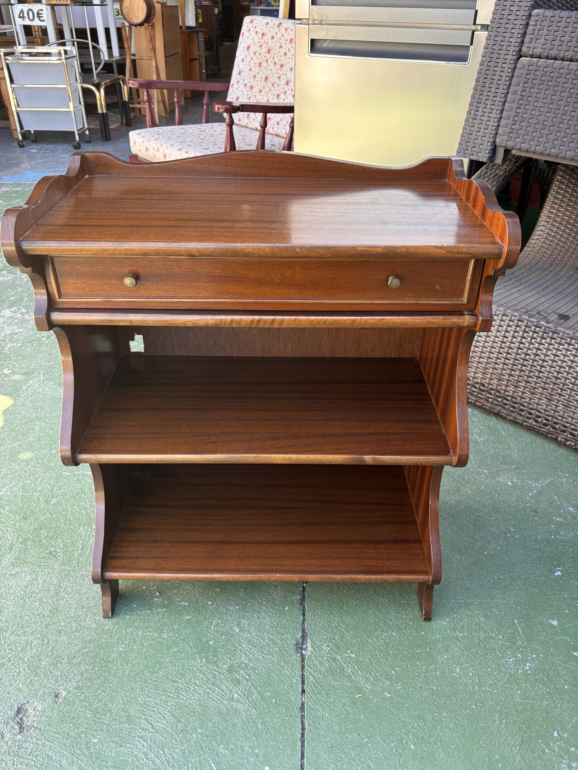 ESTANTERÍA MADERA CON CAJÓN - Imagen 5