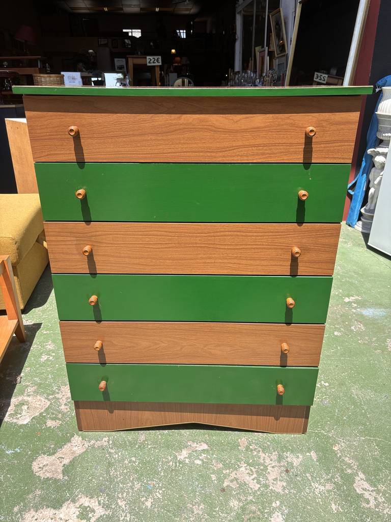 CAJONERA RETRO 6 CAJONES - Imagen 6