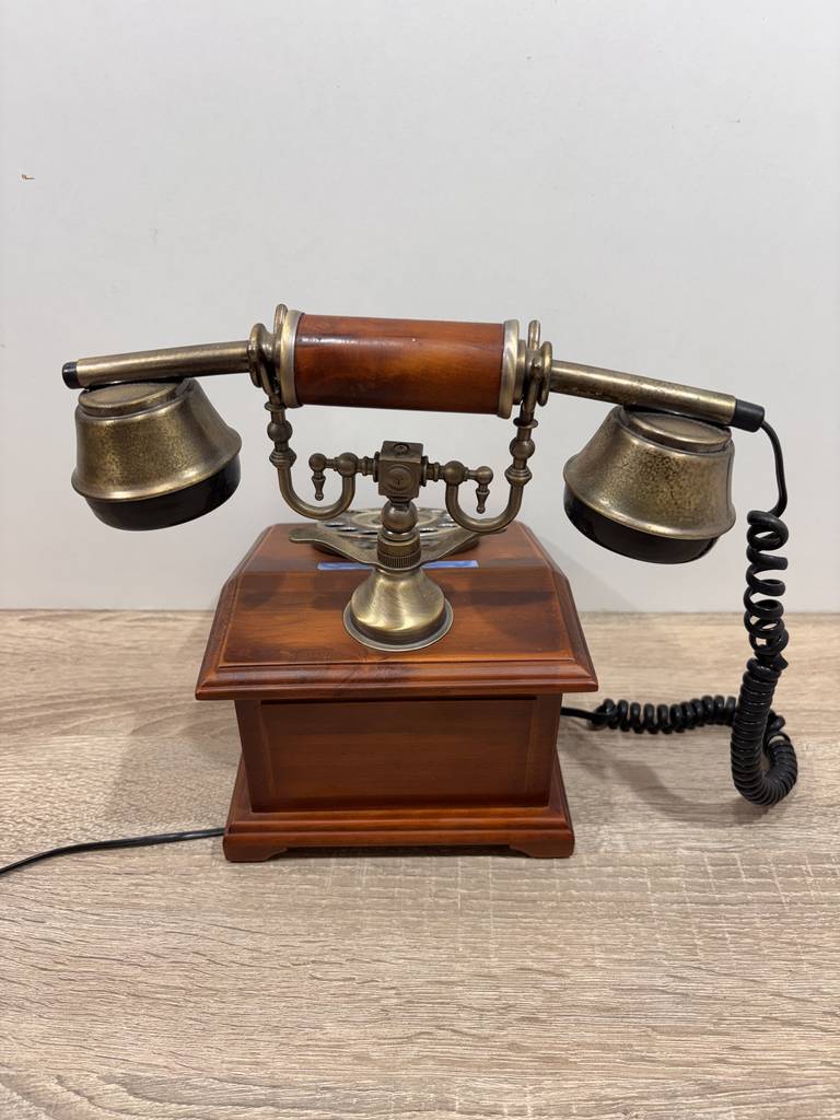 TELÉFONO MADERA VINTAGE - Imagen 4